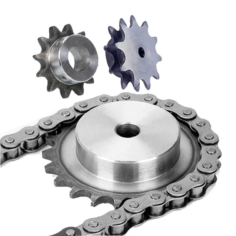 Industrial chain sprocket and roller chain assortment