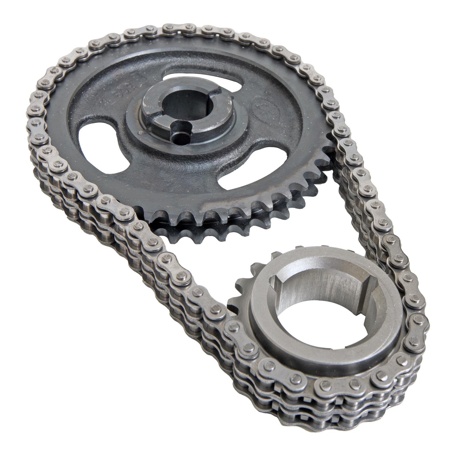 Industrial triplex roller chain sprocket assembly